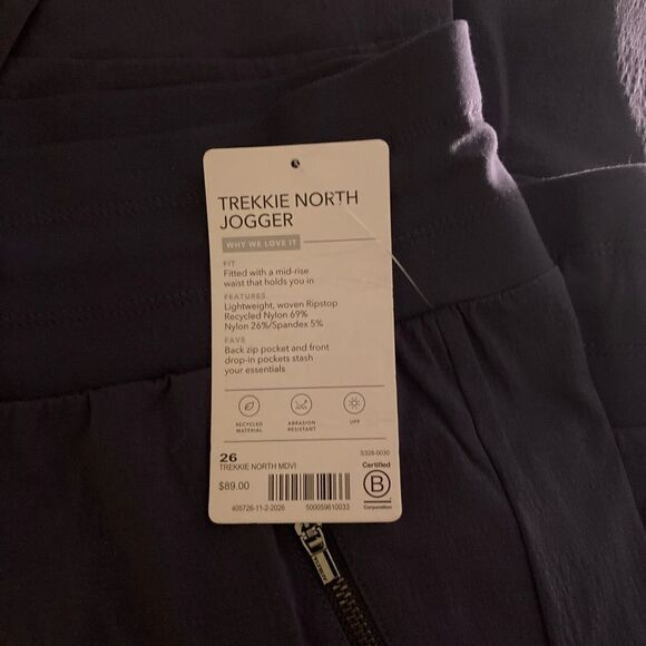 Athleta Trekkie North Jogger- Navy Blue 4X - Picture 2 of 8